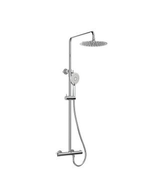 Columna termostática cromo round élite IO | Ref.3014 GME