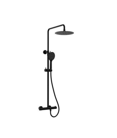Columna termostática negra round elite IO - Ref.3097 GME