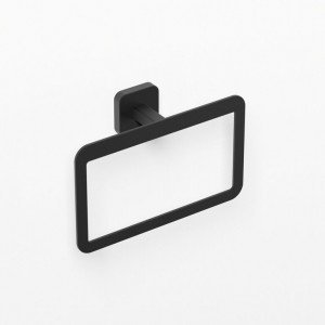 Toallero anilla negro mate...