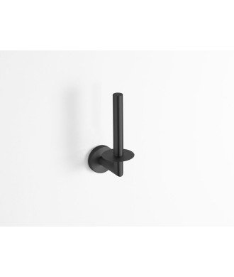 Portarrollos auxiliar negro mate round IO