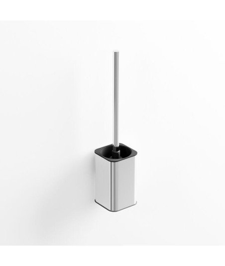 Escobillero de pared cromo quadra IO