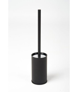 Escobillero de suelo negro mate round IO