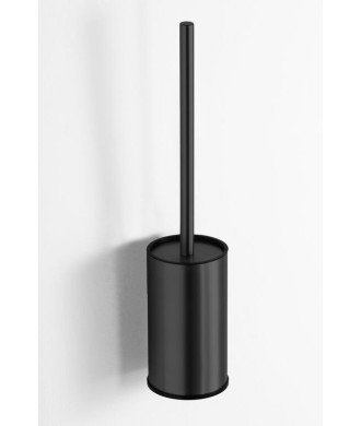 Escobillero de pared negro mate round IO
