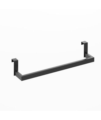 Toallero lateral mueble negro mate quadra IO