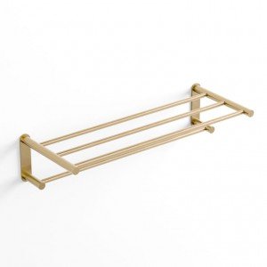 Repisa toallero perchas oro...