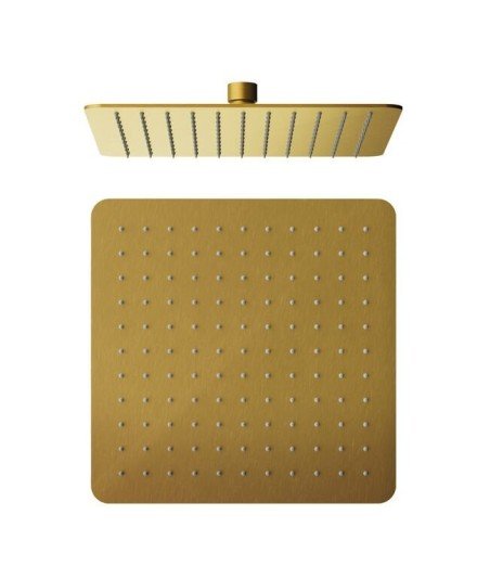 Ducha termostática empotrada oro cepillado Orion IO