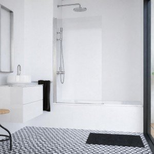 Mampara de bañera abatible...