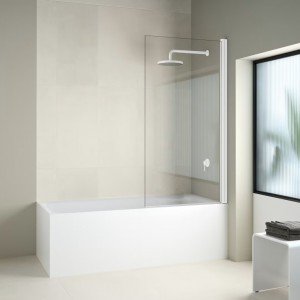 Mampara de bañera blanco...