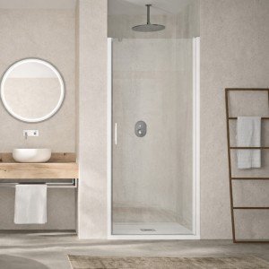 Mampara de ducha blanco...