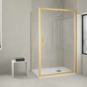 Mampara rectangular oro...