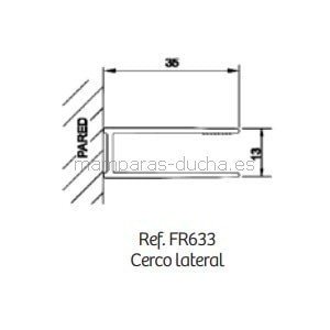 Mampara de una hoja fija serie fresh