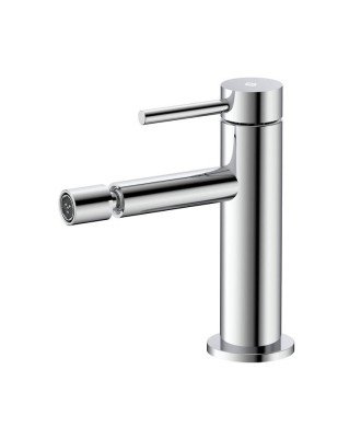 Grifo de bidé acero inox y acabado en plata Persio MIOX IO