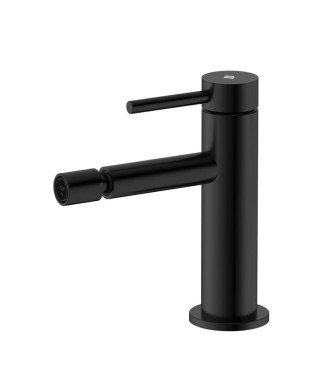 Grifo de bidé acero inox y acabado en negro Persio MIOX IO