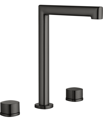 Lavabo Bimando Sobrencimera Caño Alto Firenze black gun metal IMEX