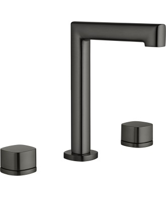 Lavabo Bimando Sobrencimera Caño Bajo Toscana black gun metal IMEX