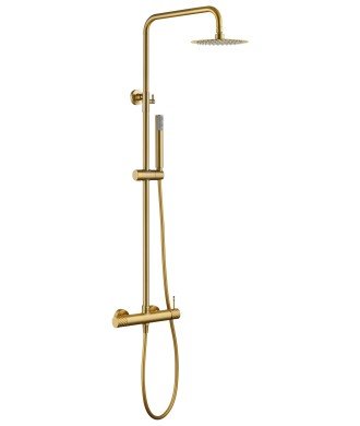 Columna de ducha Bless Oro Cepillado IMEX
