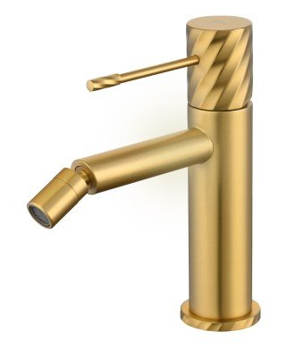 Grifo Bidé Bless Oro Cepillado IMEX