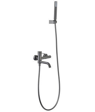 Kit Baño/Ducha Grifo Bless Black Gun Metal IMEX