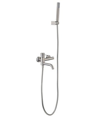 Kit Baño/Ducha Grifo Bless Níquel Cepillado IMEX