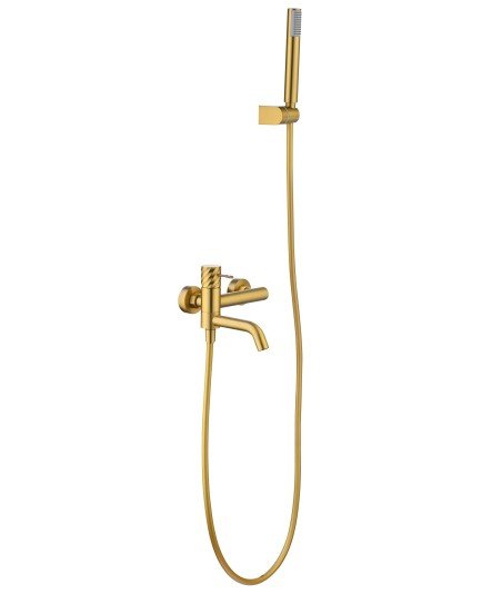 Kit Baño/Ducha Grifo Bless Oro Cepillado IMEX