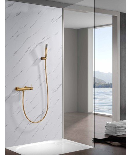 Kit de Ducha Bless Oro Cepillado IMEX