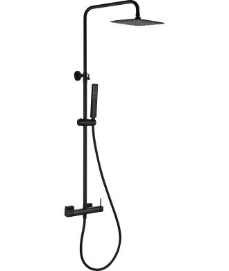 Columna de ducha Firenze Negro Mate IMEX