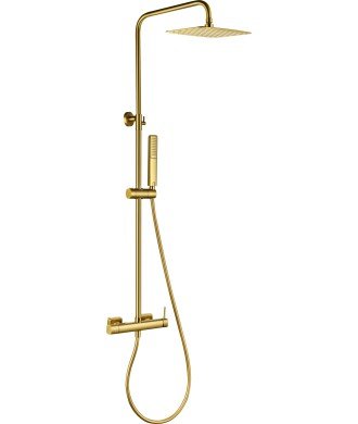 Columna de ducha Firenze Oro Cepillado IMEX