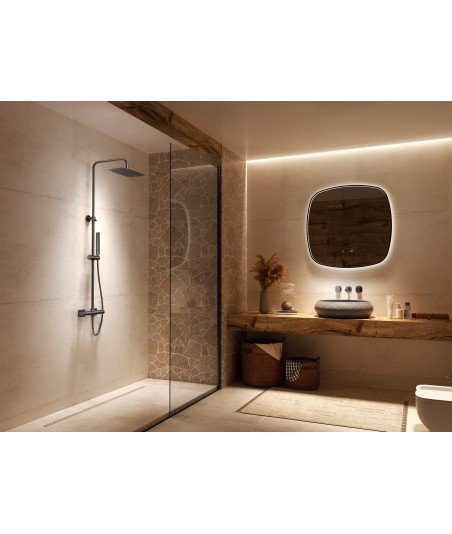 Columna de ducha Firenze Oro Cepillado IMEX
