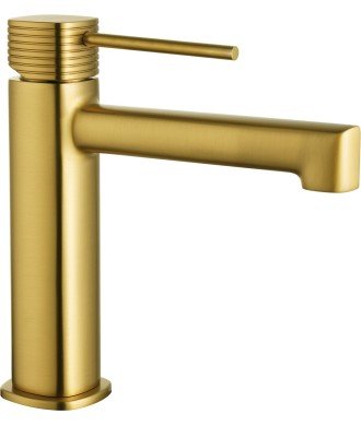 Grifo de lavabo Firenze Oro Cepillado IMEX