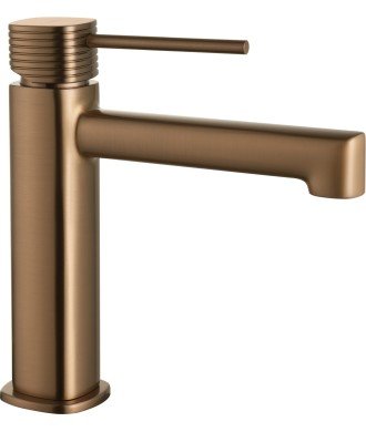 Grifo de lavabo Firenze Oro Rosa Cepillado IMEX