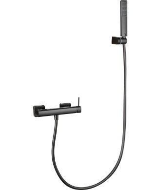 Kit de Ducha Grifo Firenze Black Gun Metal IMEX