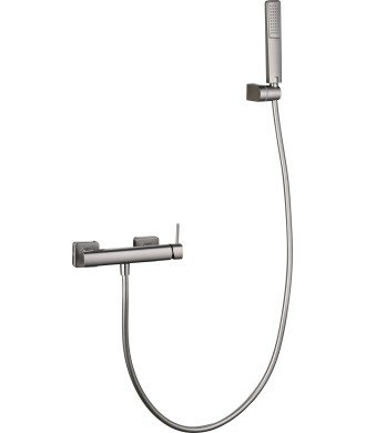 Kit de Ducha Grifo Firenze Níquel Cepillado IMEX