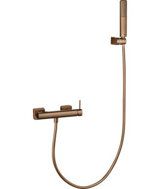 Kit de Ducha Grifo Firenze Oro Rosa Cepillado IMEX