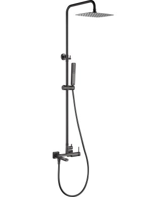 Columna de Bañera Firenze Black Gun Metal IMEX