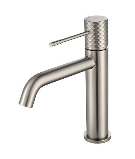 Grifo de lavabo Génova Níquel Cepillado IMEX