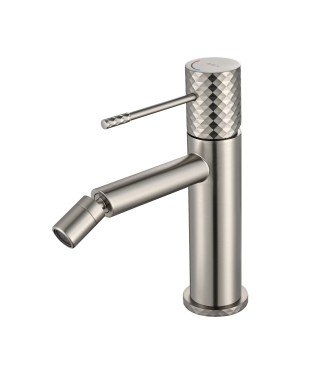 Grifo Bidé Génova Níquel Cepillado IMEX