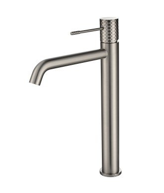 Grifo de lavabo Alto Génova Níquel Cepillado IMEX