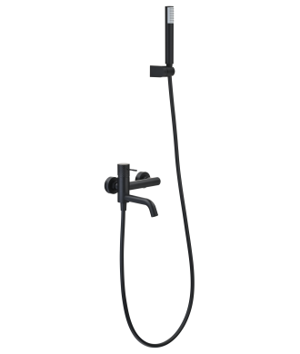Kit Baño/Ducha Grifo Génova Negro Mate IMEX