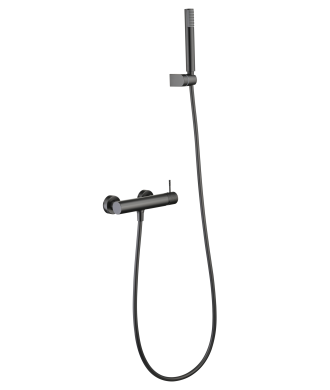 Kit de Ducha Grifo Génova Black Gun Metal IMEX