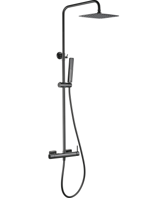 Columna de ducha Toscana Black Gun Metal IMEX