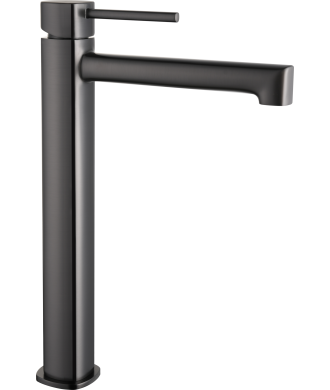 Grifo de lavabo Alto Toscana Black Gun Metal IMEX