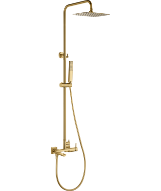 Columna de Bañera Grifo Toscana Oro Cepillado IMEX
