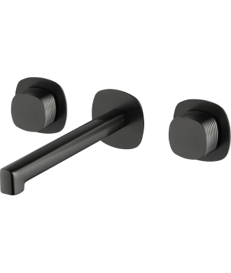 Grifo Empotrado de Lavabo Firenze Black Gun Metal IMEX