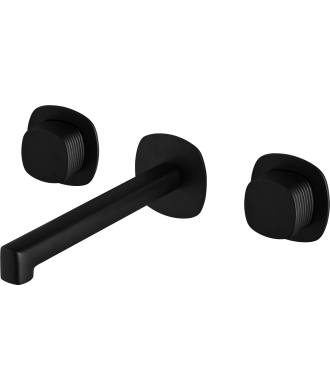 Grifo Empotrado de Lavabo Firenze Negro Mate IMEX