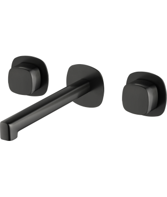 Grifo Empotrado de Lavabo Toscana Black Gun Metal IMEX