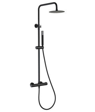 Columna de ducha Termostático Bless Negro IMEX