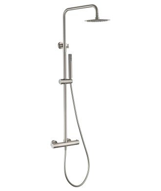 Columna de ducha Termostática Bless Níquel Cepillado IMEX