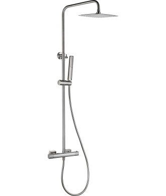 Columna de ducha Termostática Firenze Níquel Cepillado IMEX