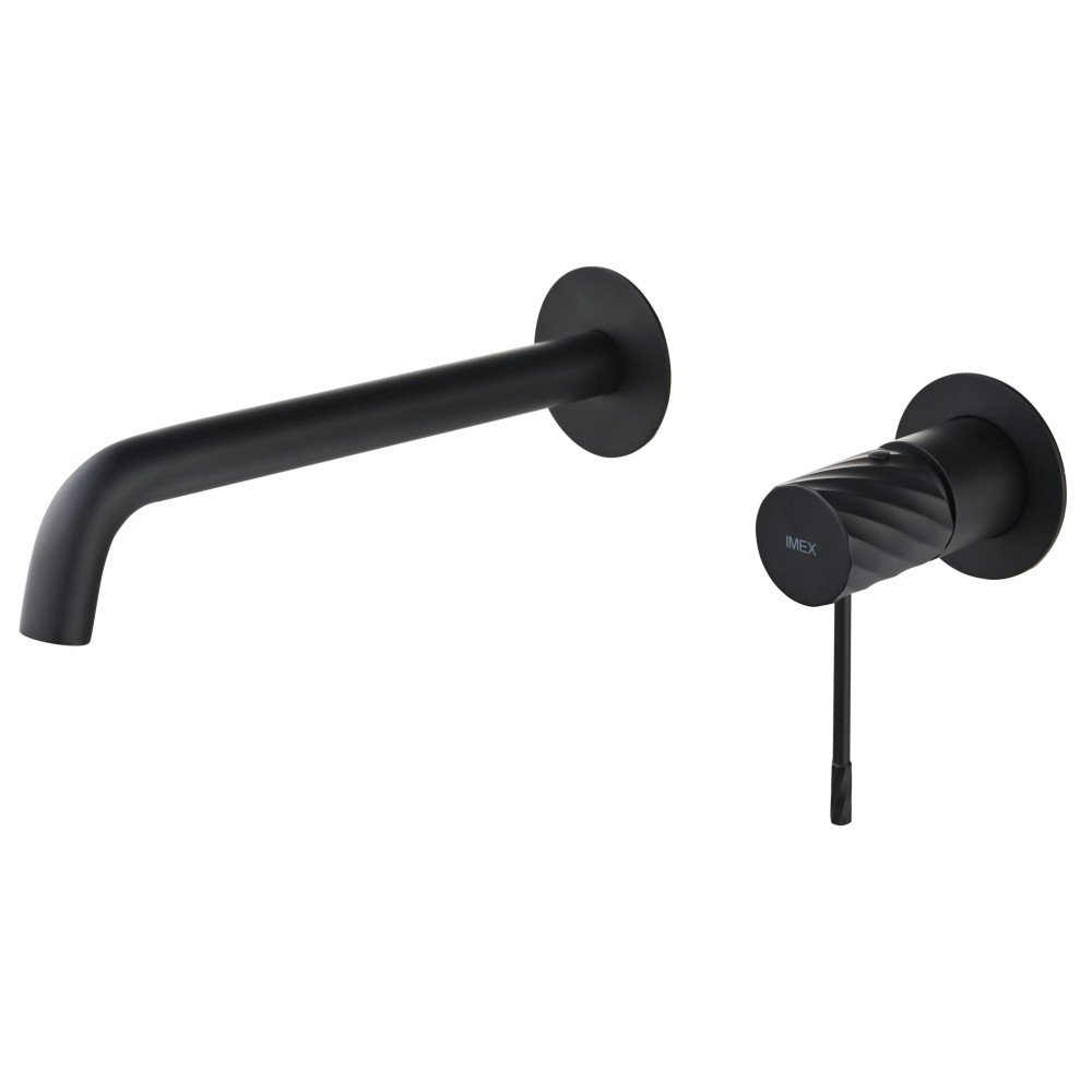Grifo Empotrado de Lavabo Bless Negro Mate IMEX