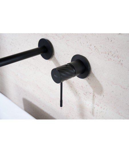 Grifo Empotrado de Lavabo Bless Negro Mate IMEX